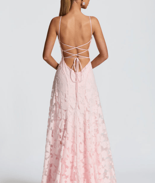 Women's Spaghetti Strap A-Line Maxi Dress