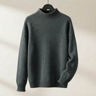 Women's Textured Mock Neck Sweater