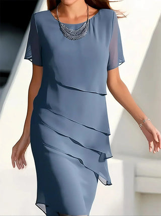 Women's Tiered Midi Dress