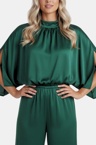 Women's Wide Leg Pant Set