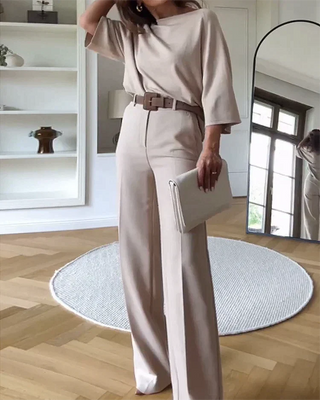 Women's Wide Leg Two-Piece Set