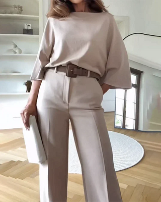 Women's Wide Leg Two-Piece Set