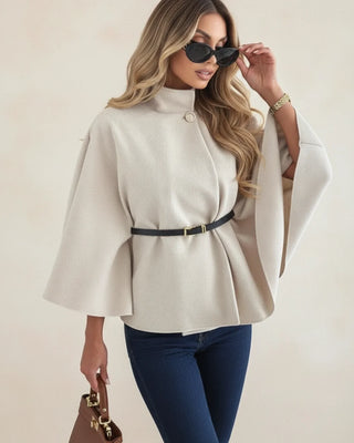 Women's Belted Cape Jacket