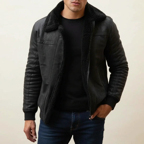 Men's Warm Fur Collar Jacket