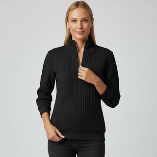 Women's Quarter Zip Sweater