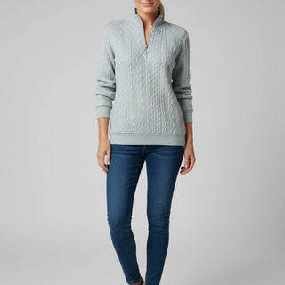Women's Quarter Zip Sweater