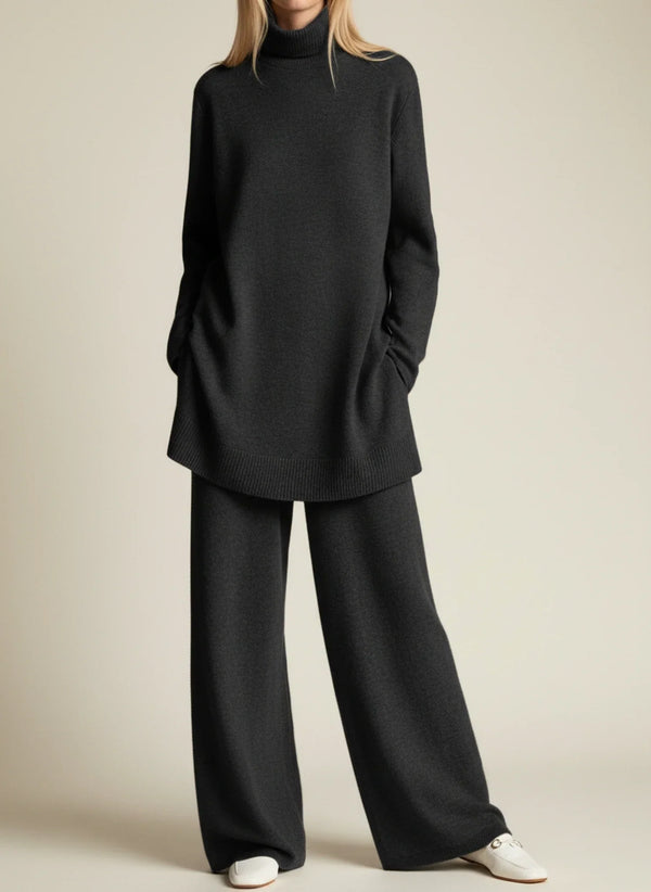 Women's Wide-Leg Relaxed Fit Pant Set